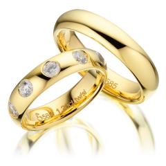 Simon & Söhne Oro amarillo - Los anillos de boda